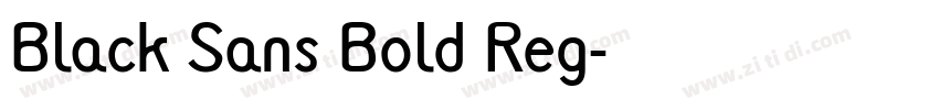 Black Sans Bold Reg字体转换 Black Sans Bold Reg字体转换
